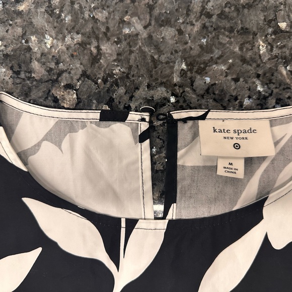 Kate Spade Black and White Floral Top - Picture 3 of 3